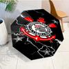 Sport Club Football Crest Printed Automatic Umbrella, 8-Frame for Travel, camping, Casual Umbrella, Essential Gift for  for family and friends