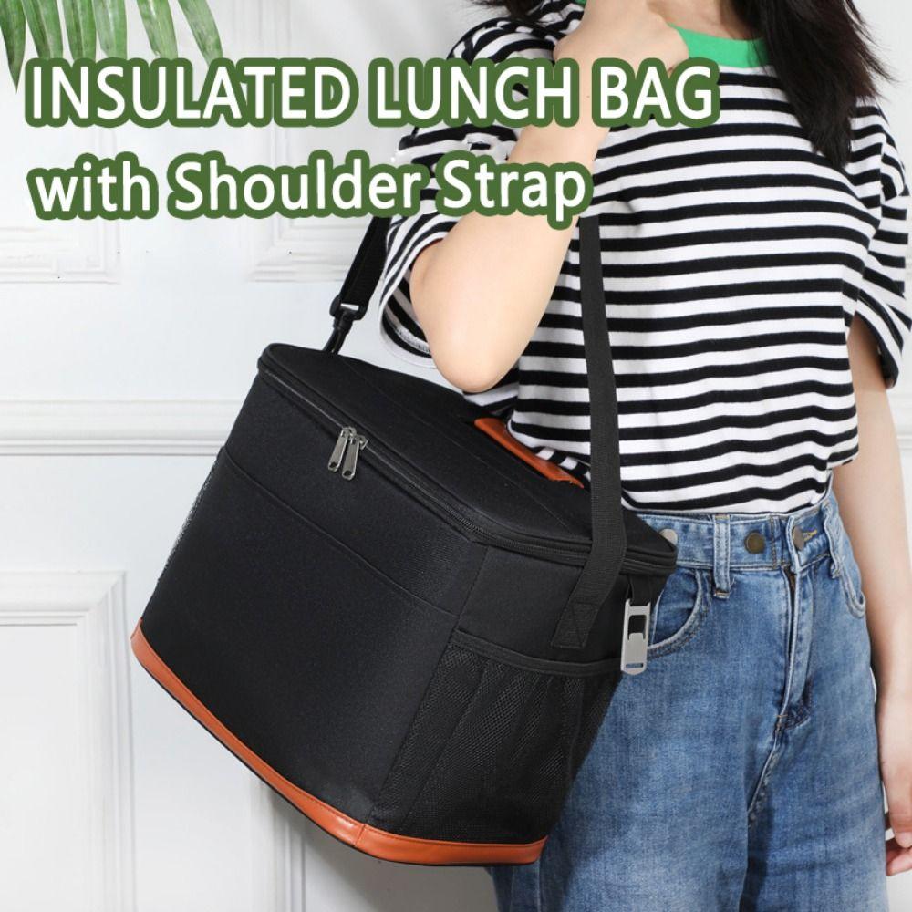 Large Capacity Ice Fridge Bag Portable Lunch Food Thermal Box Insulated Cooler Bags Travel