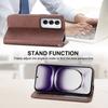 For Oppo Reno12 5G (Global) Case PU Leather Wallet Phone Cover Calf Texture