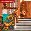 2D Flat, 2D Flat Thanksgiving Welcome Autumn Sunflowers Pumpkin Garden Flag_1-28x40 Inch Outdoor Garden Flag Double-sided Home Decoration Courtyard De