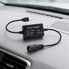 9V/12V/24V DC5521 to USB C Car Power Cable DC5.5x2.1 To Type C Step Down Adapter 5V 2.5A Output For Dashboard Camera Routers