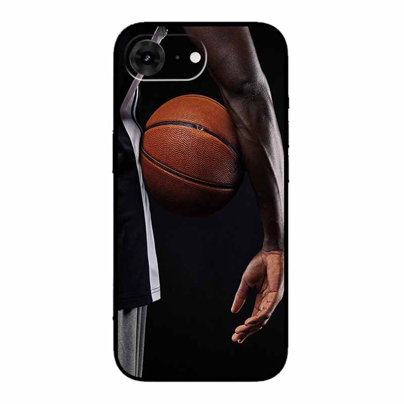 For iPhone 16e 2025 Case 16 E Coque Flowers Black Silicone Soft Back Cover Case For iPhone 16e Phone Cases 6.1" Funda Shockproof