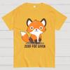 Zero Fox Given Baumwolle Sommer Lässig Cool Locker T-Shirt