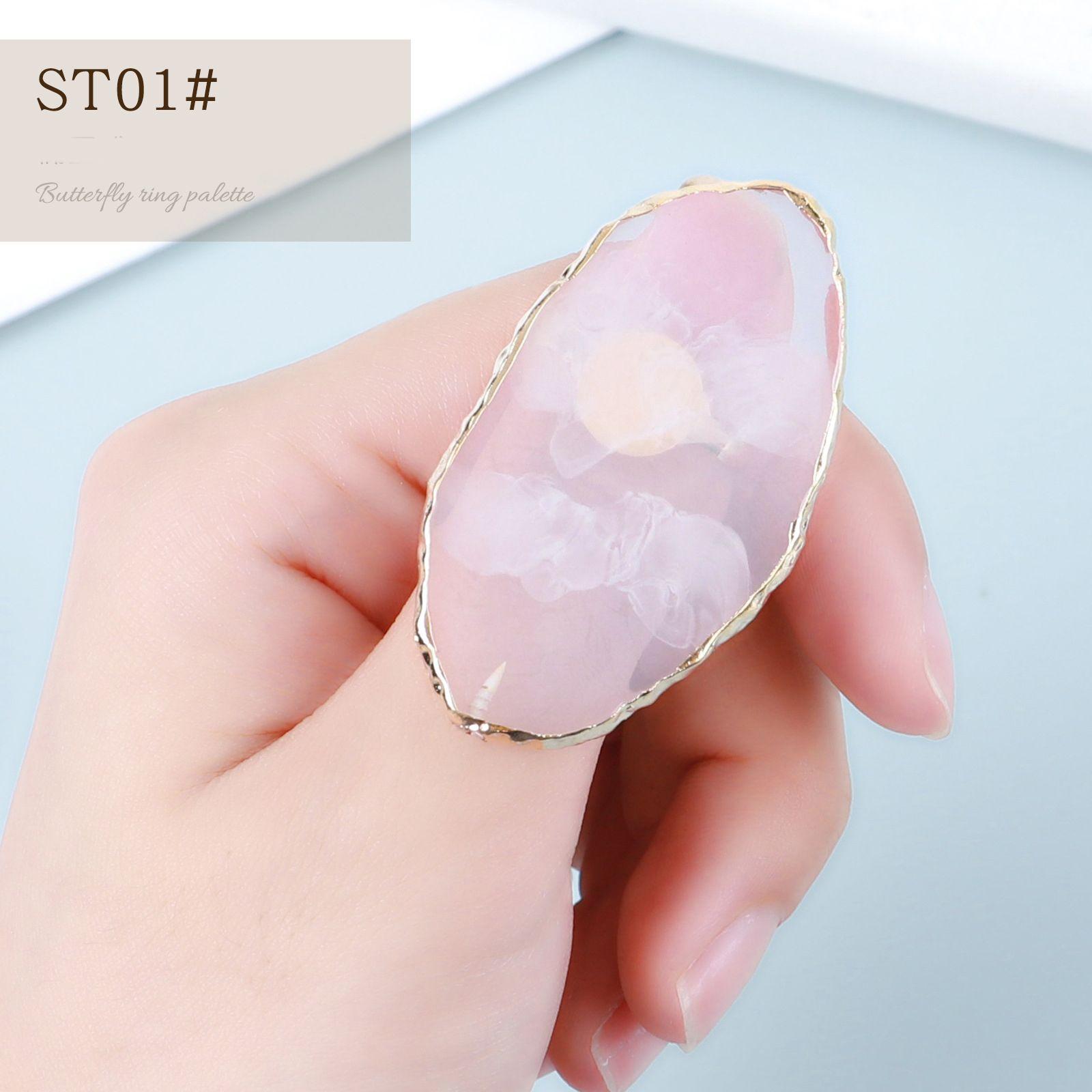 

Shelf Foundation Mixing Nail Art Plate Tips Nail Art Palette Pigment Holder Nail Display Stand ST01