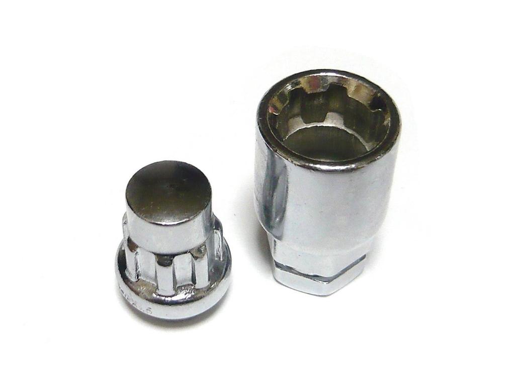 [Wheel Lock Nut] Bag Nut M12 x 1.5 Pitch [Toyota Mitsubishi Honda Mazda Isuzu Daihatsu ]