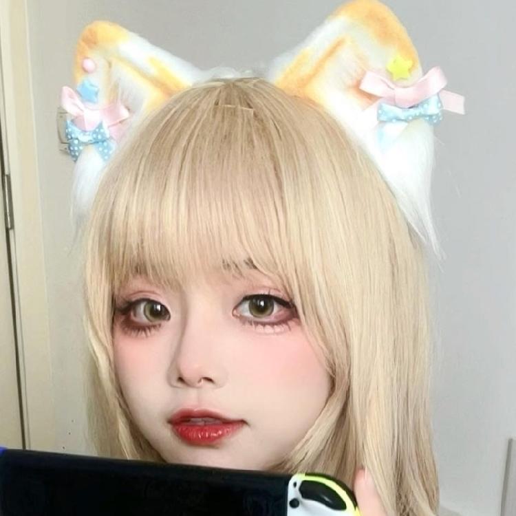 Handmade Fun Cosplay Headpiece Wolf-Ears Halloween Party Role Play Headband