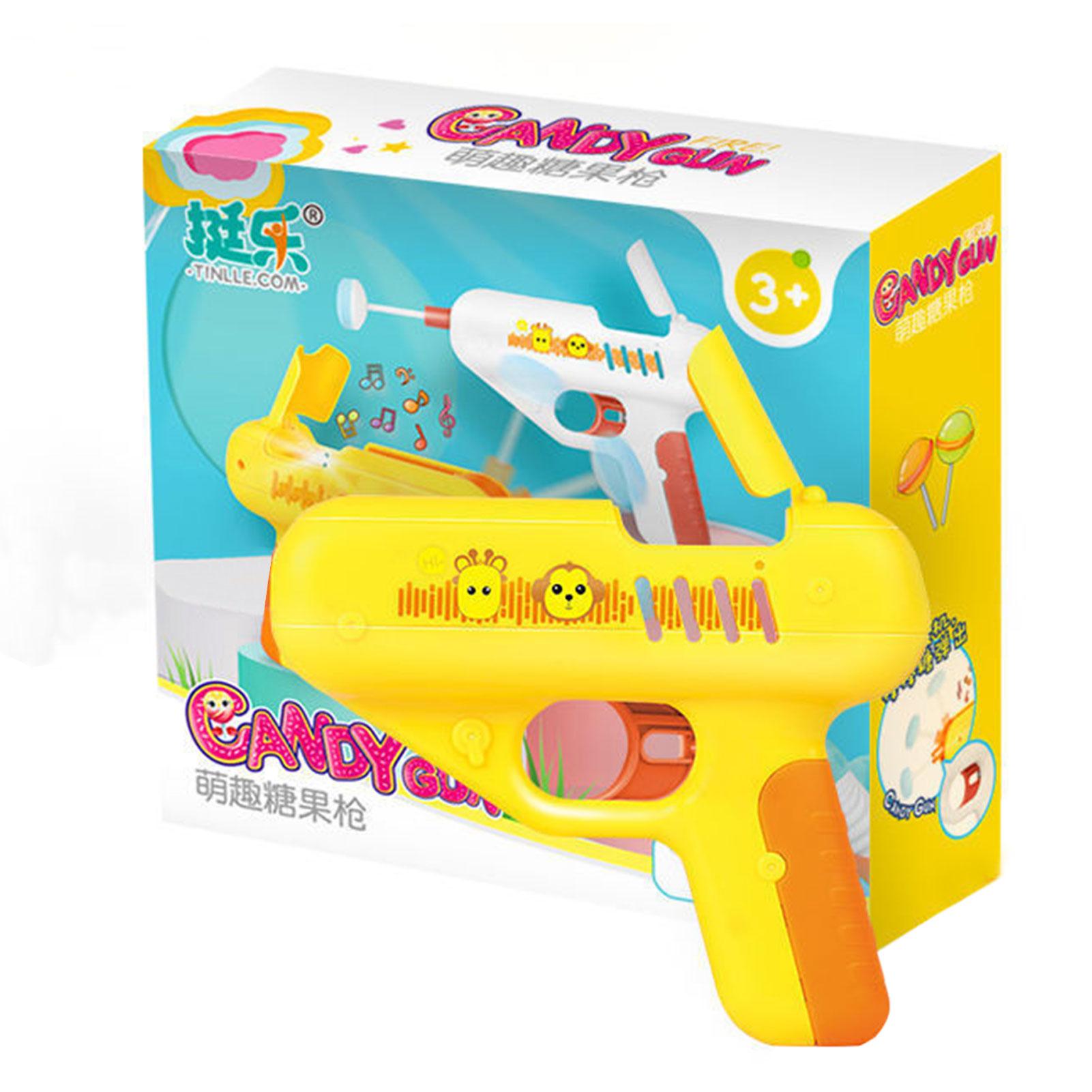 

Игрушка-сюрприз Candy Surprise Пистолет для хранения леденцов в сочетании с подсветкой и музыкой | Креативные подарки
