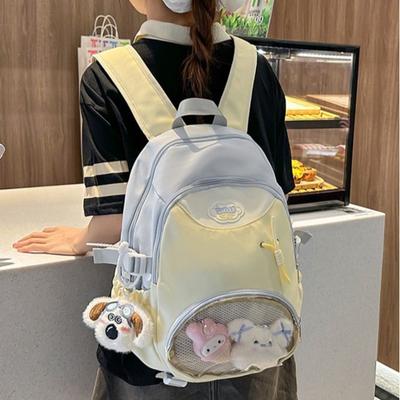 Large Capacity Junior High School Students Schoolbags for Women Ins Style Japanese Trend Simple and Versatile Travel Backpacks Backpacks