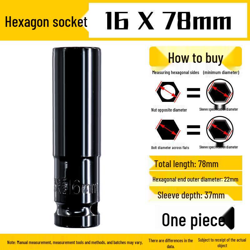 Electric Hex Wrench & Screwdriver Set, 8-32mm - Includes Socket Head, Extension, Air Gun, & Copper Components
