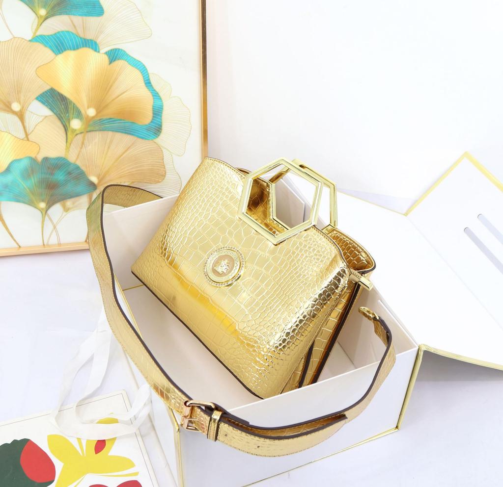 Super Women'S Bag Special-Shaped Metal Arm Handbag High Texture Women'S Bag Ladies Handbag