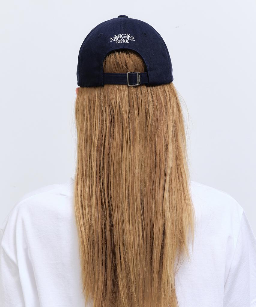 Nigaennikol Mini Butterfly Blink Ball Cap_Navy Cream