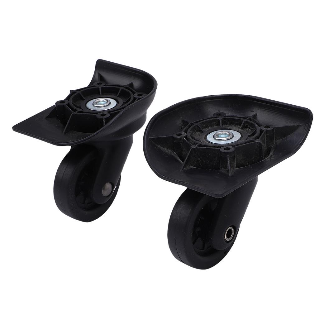 2pcs Suitcase Wheels Replacement for Z94 Mute Shock Absorption ABS Universal Rotation Casters Spare Parts