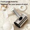 Stainless Steel Large Manual Sausage Maker Meatball Maker Sausage Stuffer Homemade Use Filler Tool Meat Ball Mold Machine