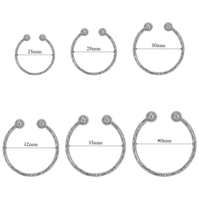 Penis Rings Stainless Rings Head Glan Stimulating Adult Products Male Sex Toys Metal Ring Sex Toys for Men Delay Ejaculation