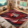 Brentford Football Print Crystal Velvet Rug, Comfortable Water Absorbent Non Slip Indoor Floor Carpet