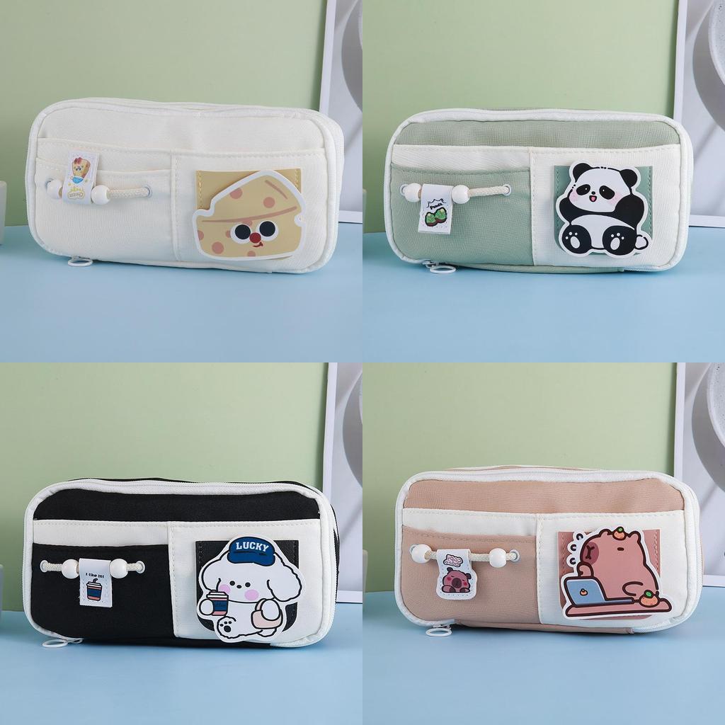 Korean Version Stylish Large Capacity Pencil Case For Girls And Girls School Stationery Organizer