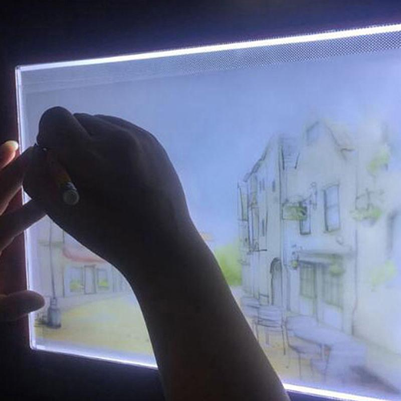 A5 Led Art Stencil Board Light Box Usb Tracing Drawing Table Adjustable Pad