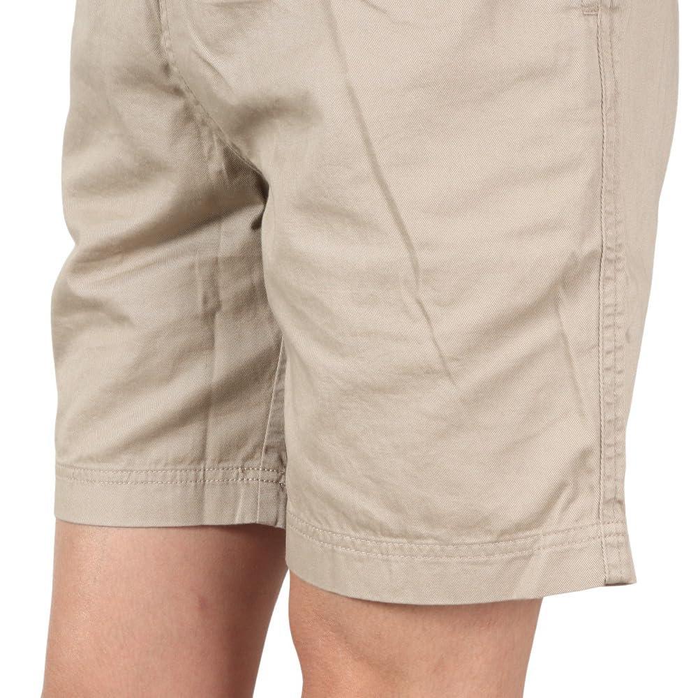 Champion Basic Cotton Graphic Logo L C3-X520 Men's 100% Shorts, Beige,