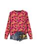 Deer Pattern Pullover Sweater