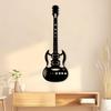 1pc Metal Guitar Wall Art, Electric Guitar Statue Mural for Lounge Bar Stage Decor, Gift for Guitarist