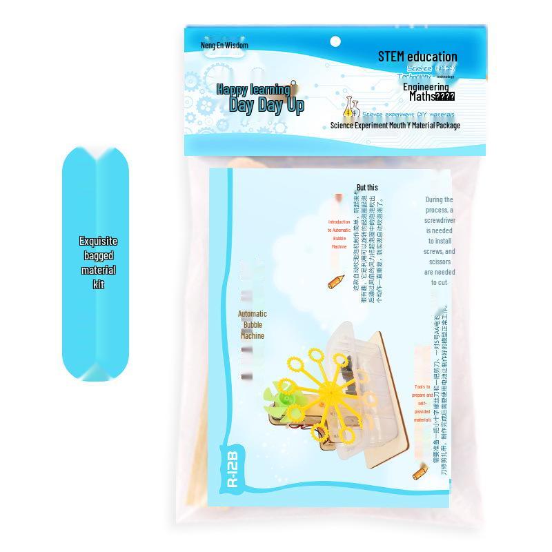 DIY Bubble Machine Kit for Kids: Science Experiment and Teaching Supplies