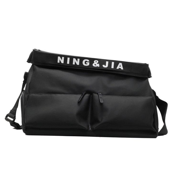 

Sports and Fitness Bags for Men and Women Trendy Fashion Handheld Travel Bags for Multi-pocket Short-distance Duffel Bags Cross-body Boarding Bags one size fits all чёрный