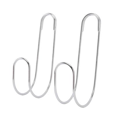 2 Pieces Water Pipe Hook, Strong Load Bring and Flexible Installation 304 Stainless Steel Water Pipe Hook for Drill Cables