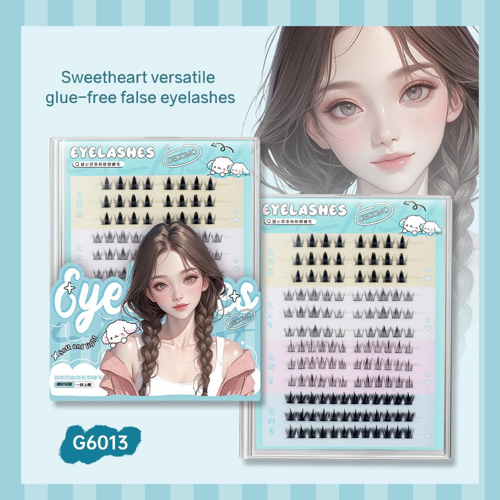 

GECOMO Накладные ресницы без клея, ресницы без клея, новейшая смешанная упаковка