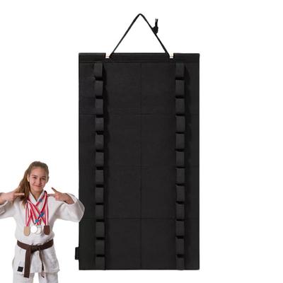 Taekwondo Bältesvisning Montering Jiu Jitsu Visningsställ Väggmonterad Bälleshängare Kampsportsbälten Organisatör Taekwondo Filt Hållare