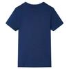 T-shirt pour enfants avec manches courtes bleu foncé 92/104/116/128/140