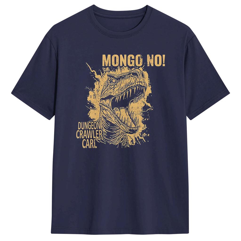 Oversized T Shirt Summer No Mongo Dungeon Crawler Carl Fan Art Vintage 90s TShirts Cotton Tshirt for Unisex Y2K Classic Top Tees