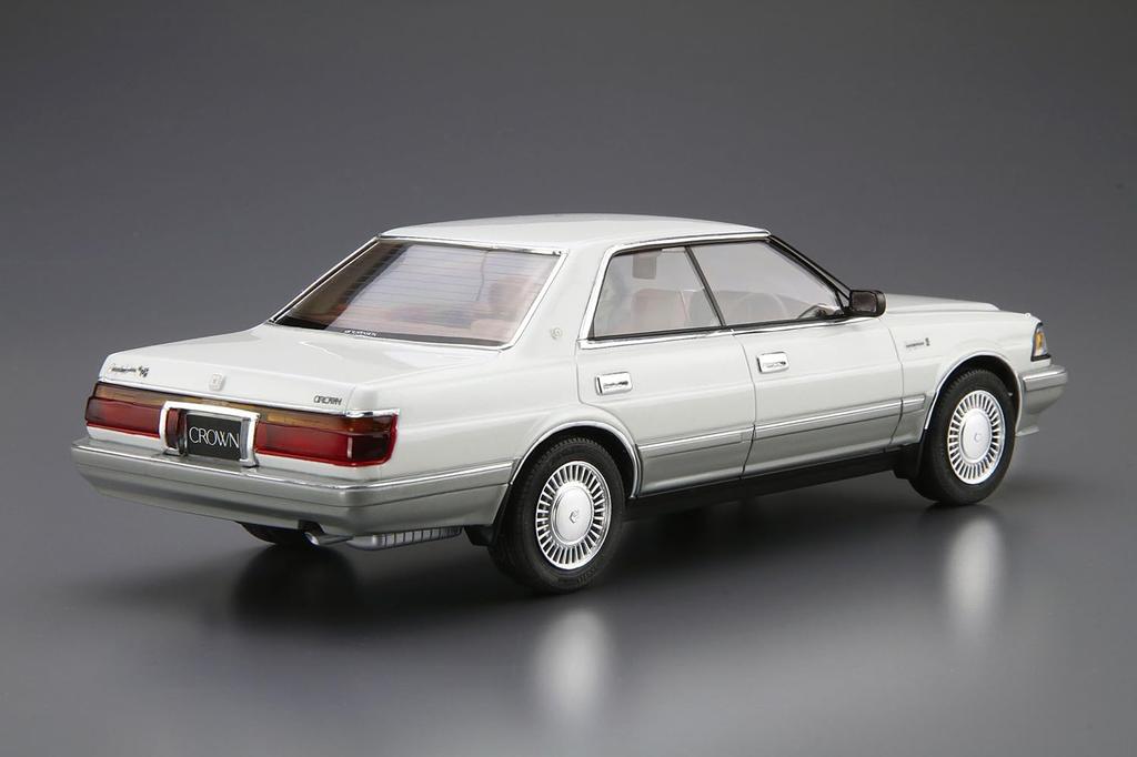 Aoshima Bunka Kyozai Die Modellauto-Serie 87 Toyota UZS131 Crown Royal Limousine G Kunststoffmodellbausatz Co., Ltd. 1/24 Nr.. '89 (Automobil)