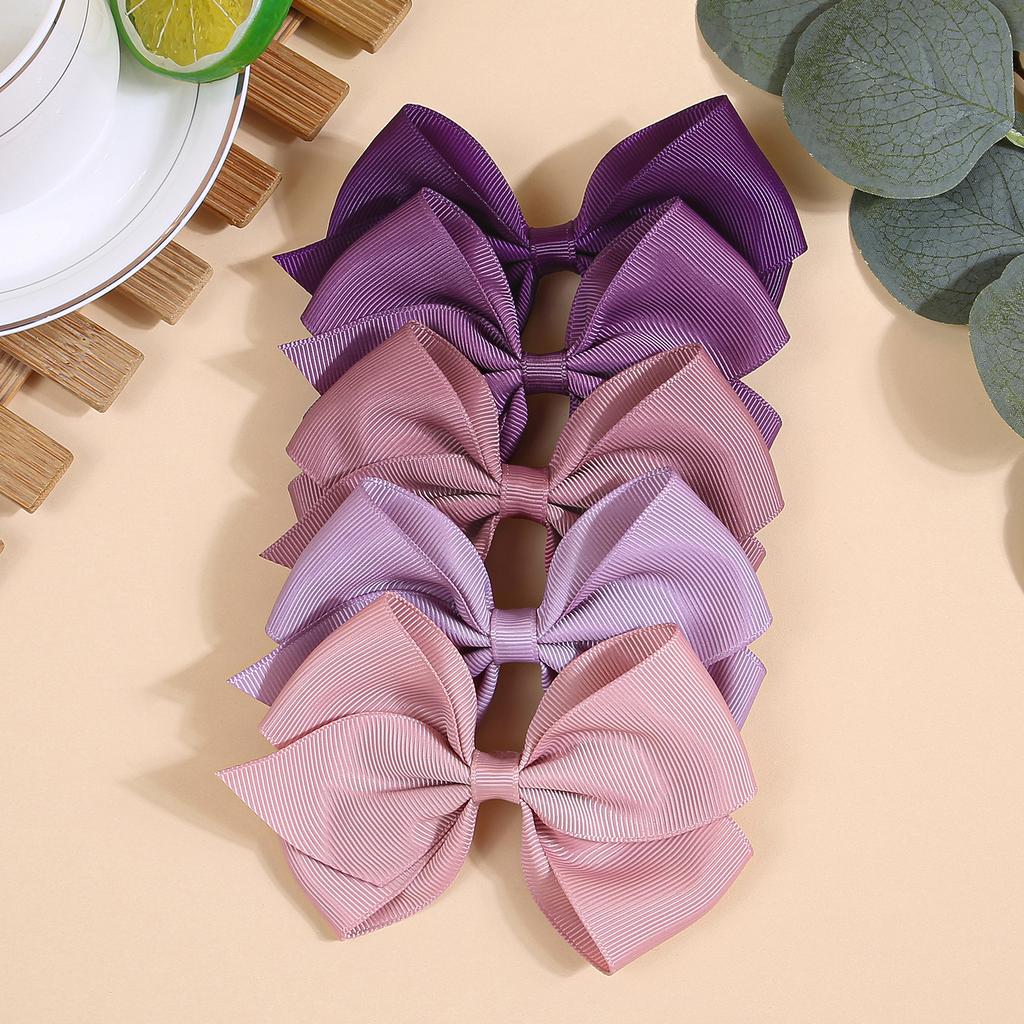 5 buc Arcuri de Păr Drăguțe din Panglică Grosgrain cu Clipsuri pentru Fete Clipsuri de Păr Drăguțe 30 Culori Arcuri de Păr Ac de Păr Clipsuri Accesorii de Păr pentru Copii