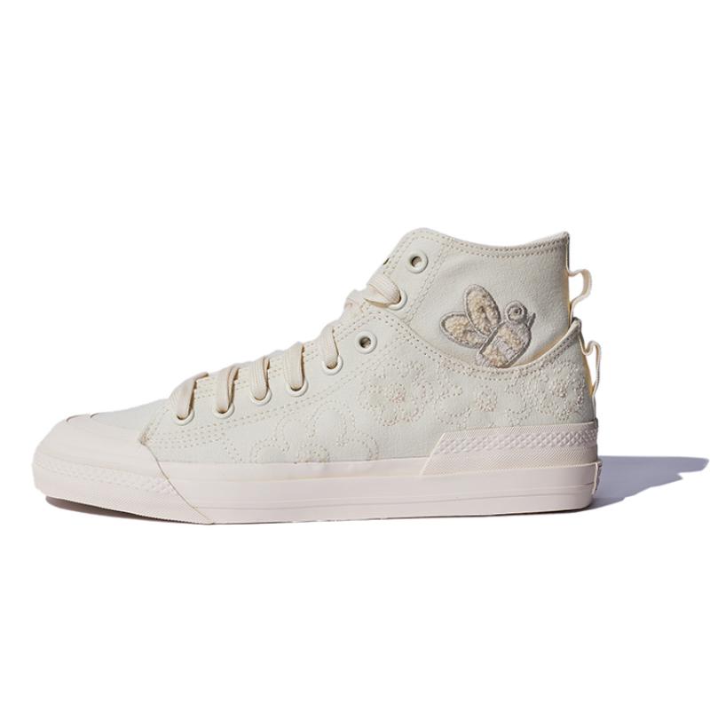 Adidas Melting Sadness X Adidas Nizza High Dl 'Bee With You Cream White' Sneakers GZ2675