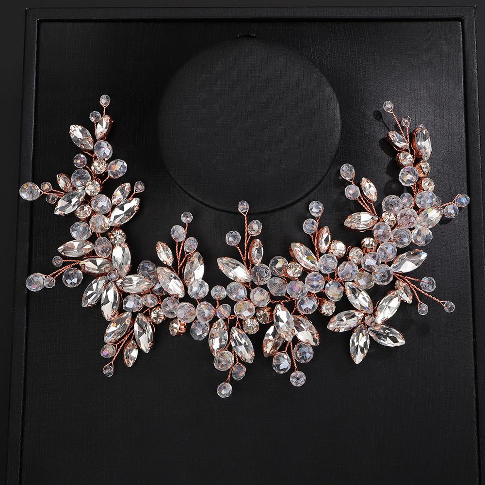 Роскошный женский свадебный ободок с зеленым кристаллом ручной работы, свадебные аксессуары для волос, головной убор, модный головной убор со стразами для невесты