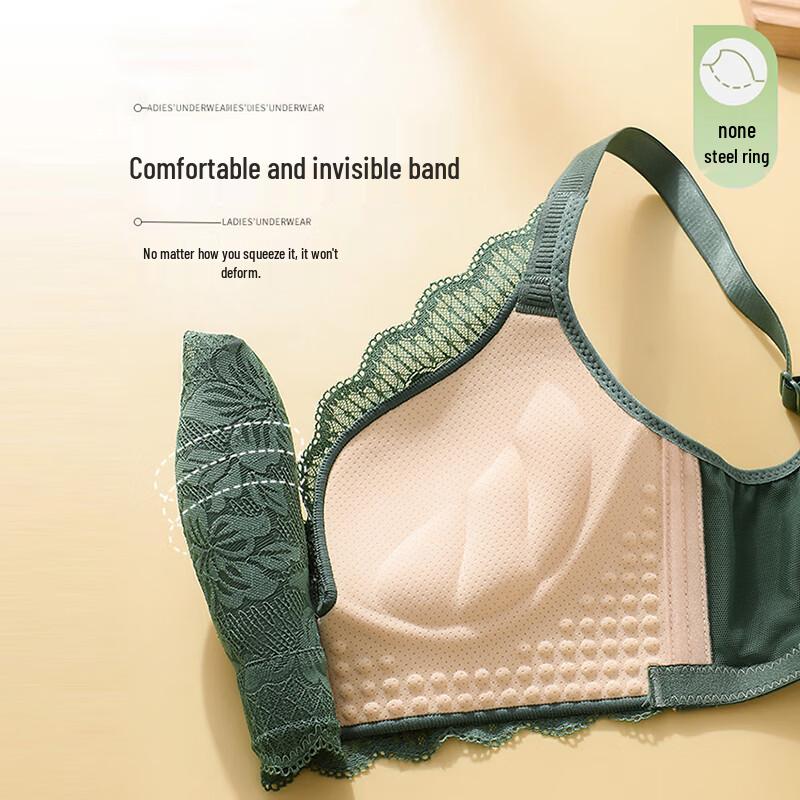 Milin Wireless Lace Push-Up Bra