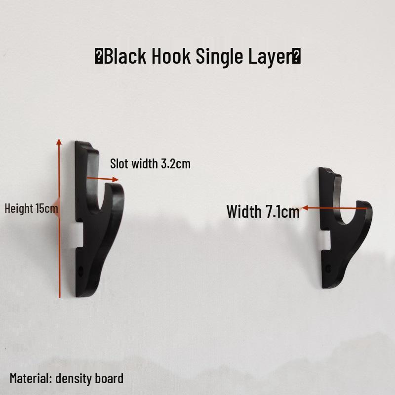 Adjustable Wall-Mounted Rack for Swords, Knives, and Musical Instruments