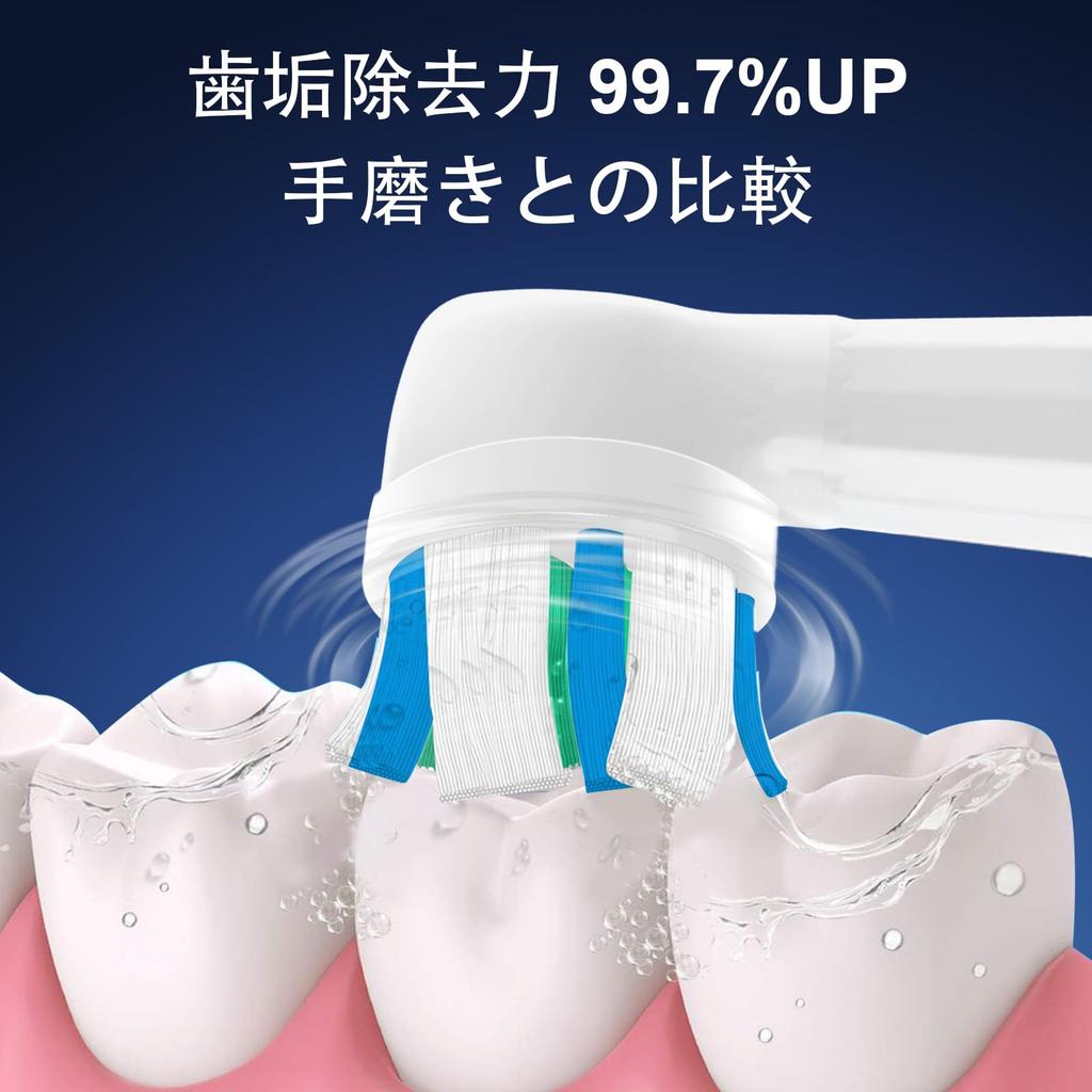 Compatible with Oral-B iO Replacement Brush Heads, White (8 Pieces) for Oral-B iO Series 2, 3, 4, 5, 6, 7, 8, 9, and 10