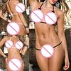 Women Sexy Lace lace-ups Hollow Out   Racy Sleepwear  Set