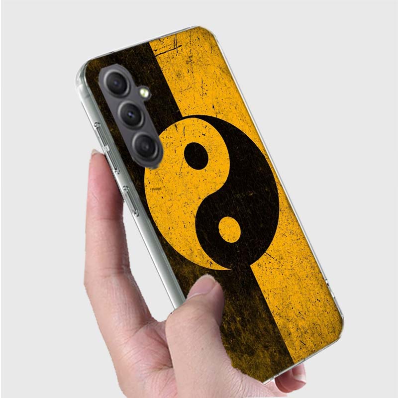Eight Diagrams Taiji Yin Yang Phone Case for Samsung A16 A26 A36 A56 A17 A37 A57 A07 A06 A02S A03 A04S A05S Galaxy Note 20 10 A5