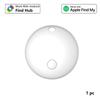Mini GPS Dual-System Tracker Für Apple Find My/Android Google Find Hub App Gegenstandsfinder Tasche/Schlüsselortung Smart Bluetooth Tracker