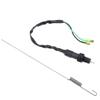 Universal 2 Wires Motorcycle Brake Light Switch Fit for Honda Kawasaki Suzuki Yamaha with Spring Rear Drum Brake Pedal Switch