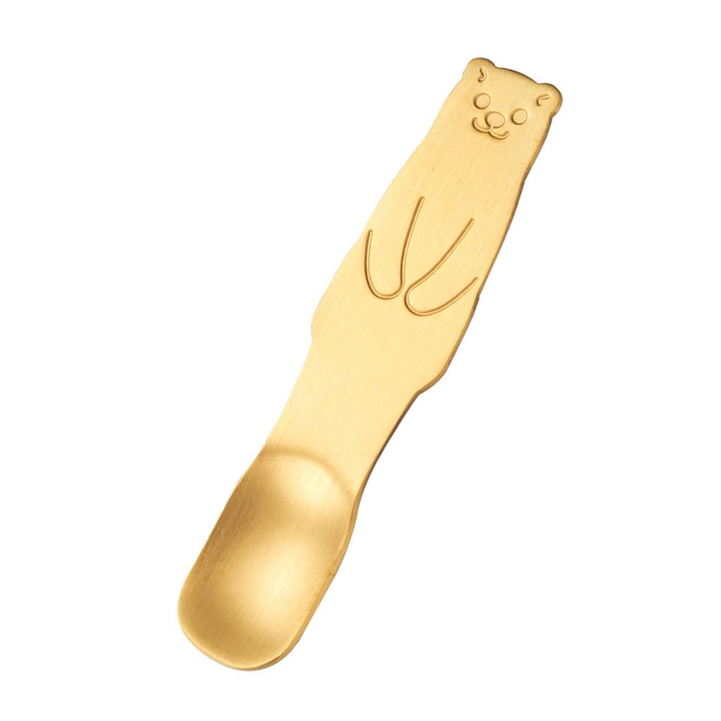 Lžičky z nerezové oceli 304 ve tvaru medvídka Malé kuchyňské náčiní Kávová lžička Vhodná k míchání a servírování