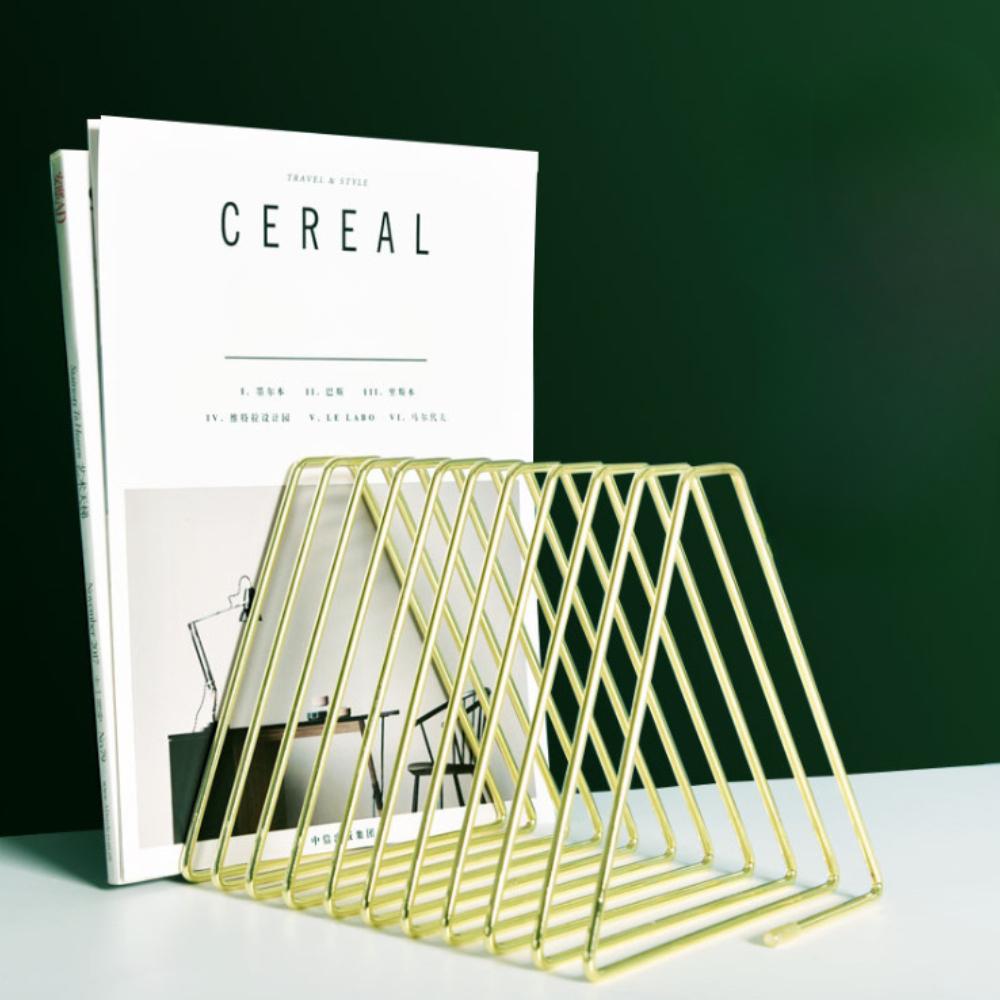 Retractable Triangular Metal Bookends Manufacturers Wholesale Simple Iron Bookends Bookends Bookstore Creative Display Bookends Shelves