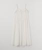 Selliteiljeu Sheer Ribbon Tie Dress_White