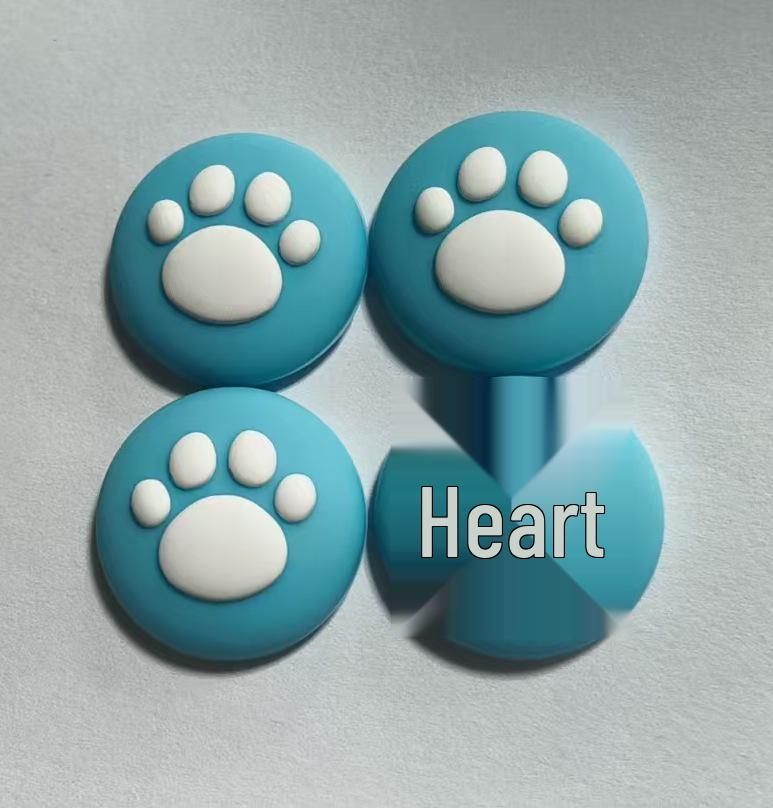 Cartoon Cat Paw Joystick Caps for Switch OLED/Lite - Non-slip Silicone Keycaps