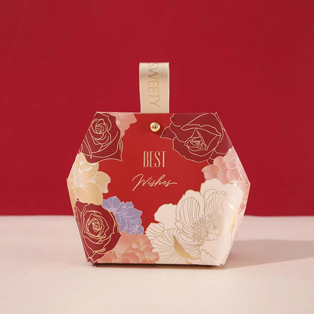 5pcs Creative New Wedding Candy Wedding Return Gift Candy Candy Bag Candy Gift Box Packaging Gift Decoration