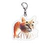 Tung Tung Tung Sahur 5Cm Acrylic Keychain Accessories – Whimsical Abstract Mirage Creature Designs Bag Charm