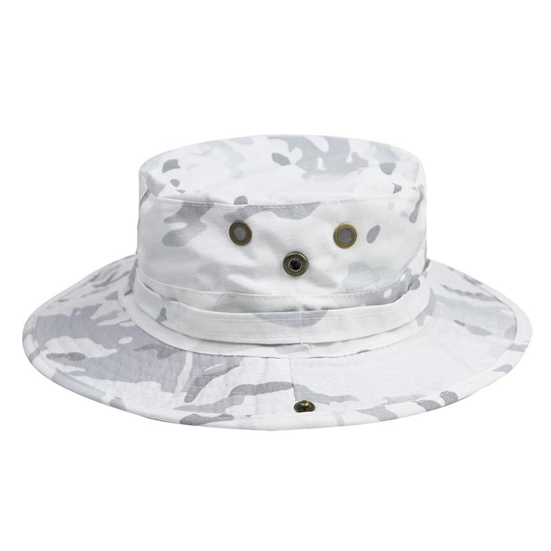 Freedom Outdoors Women's Camouflage Bucket Hat For Men Outdoor Sun Protection Fishing Cap, Breathable Jungle Camo Fisherman Hat For Hiking Camping