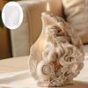 Flexible Silicone Mould For Candle Making And Handmade Soaps Designs With Elegant Mermaids Relief Pattern